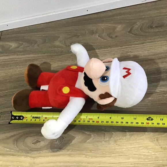 Super Mario Bros Fire Mario Plush All Star 12" - Picture 4 of 4
